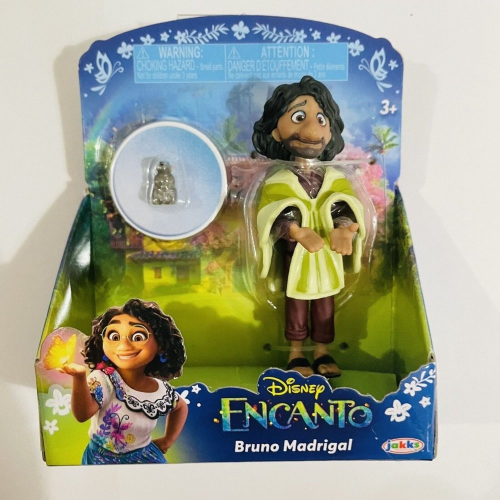 BRUNO MADRIGAL Disney Encanto Movie 3" Figure w Rat Friend NEW 2022